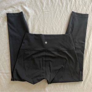Lululemon Wunder Under HR Crop 23” Full On Luxtreme Leggings Size 8 Black